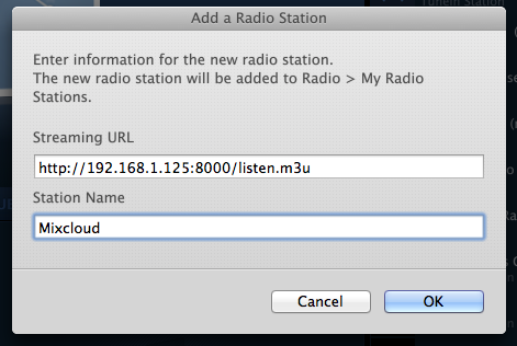 Sonos: Add Radio Station
